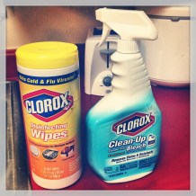 Don't Infect. Disinfect. Photo by Alyssa Llamas